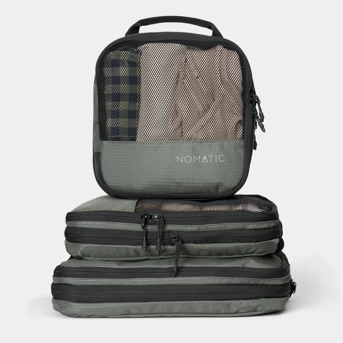 NOMATIC Compression Packing Cubes product video#color_moss